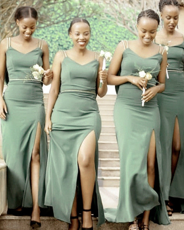 Mermaid Bridesmaid Dresses Multi Straps ...